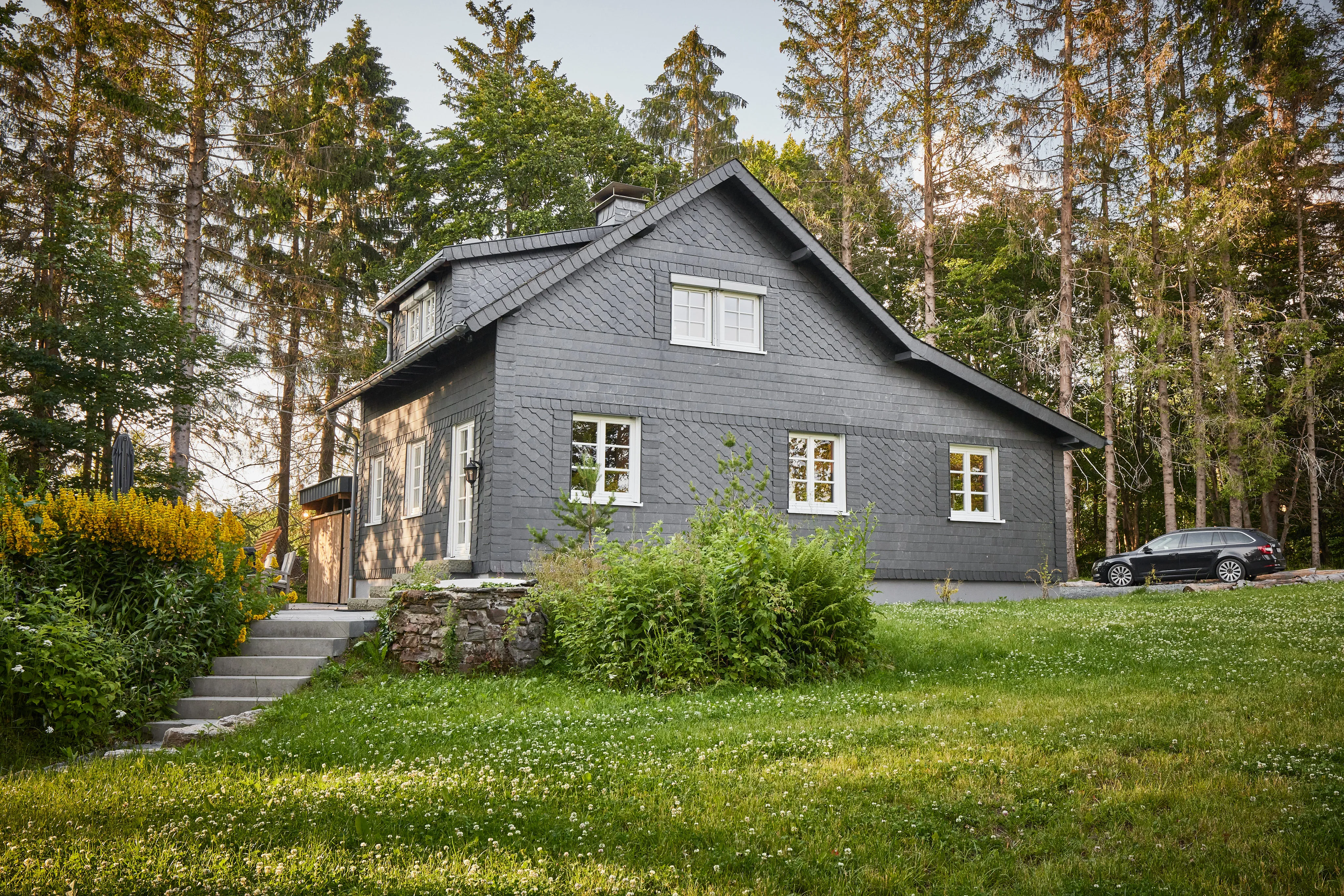 Sauna im Garten